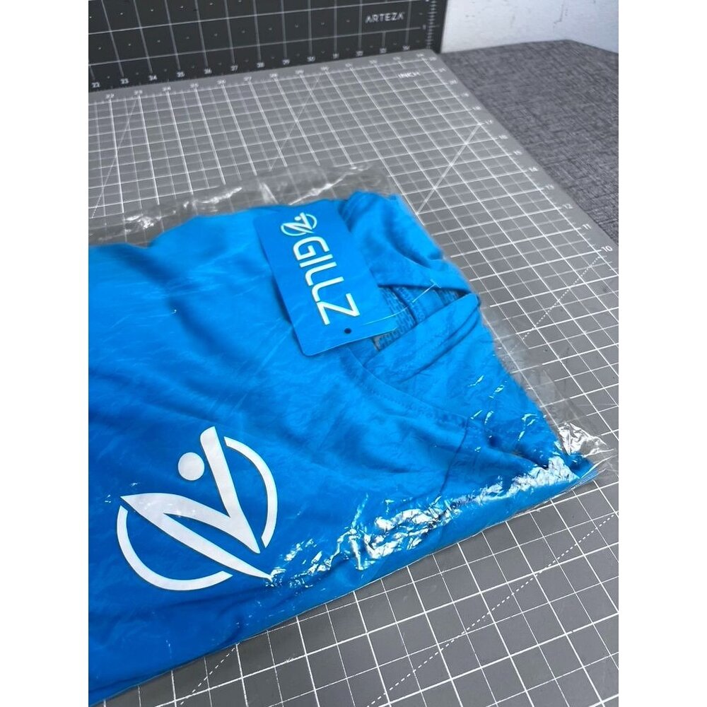 Gillz Men's UV Tournament Hoodie Hawaiian Ocean Blue SZ. M Fishing NEW~~~~ - Picture 6 of 6